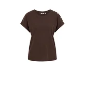 WE Fashion Majica  temno rjava
