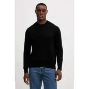 Pulover s primesjo svile Armani Exchange moški, mornarsko modra barva, XM000338 AF12291