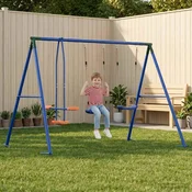 vidaXL Zunanji swing komplet večbarvno 263 x 185 x 185 cm Jeklo in PE