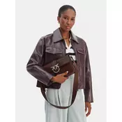 Torbica PINKO Love One Slouchy Zip Classic AI 25-26 PLTT 105081 A2JG Rjava