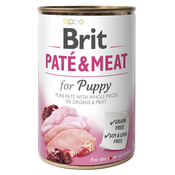 Brit Paté & Meat 6 x 400 g - Puppy