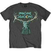 Imagine Dragons Majica Elk In Stars Charcoal 2XL