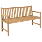 Vidaxl Vrtna klop 150 cm tikovina