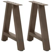 Noge za klub stolic A-oblika 2 kom 38 x (42-43) cm celik