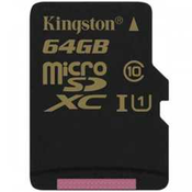 Secure digital micro 64GB, Kingston, microSDHC class 10