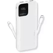 Remax rpp-657 - 2.4a cabled fast charging power bank 10000mah(white) ( 25318 )