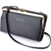 Crossbody Denarnica Umina - Črna KP35843