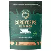 Wiseshrooms - Cordyceps 2000 mg, 90 kapsul