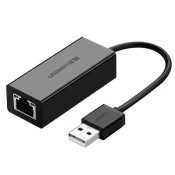 shumee Zunanja RJ45 LAN kartica - USB 2.0 100 Mbps - črna