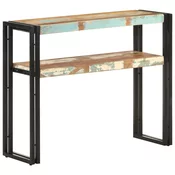 vidaXL Konzolna mizica 90x30x75 cm trden predelan les