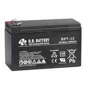 BB TECH Baterija terminal BP7-12 BB T2, 12 V, 7 Ah, Crna