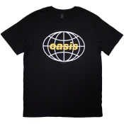 Oasis Majica Globe Logo Unisex Black M