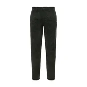 KnowledgeCotton Apparel Hlače Chuck temno zelena