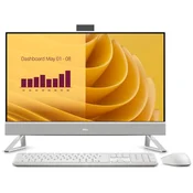 DELL all in one računalnik EC27250 Intel Core 7 150U 27/32GB/SSD 1TB/Win 11 Pro bela EC27250_RPLU-R_007 + tipkovnica + miška