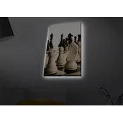 Opviq Slika na platnu sa LED osvetljenjem 45x70cm