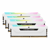 Corsair Vengeance RGB Pro SL bijeli 32 GB komplet (4x8 GB) DDR4-3200 CL16 DIMM memorija