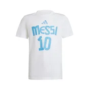 ADIDAS PERFORMANCE Funkcionalna majica Messi Name and Number svetlo modra/bela