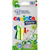 Set markera za tekstil Carioca Cromatex - 6 boja