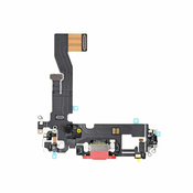 Apple iPhone 12 - konektor za polnjenje + Flex kabel (rdeč)
