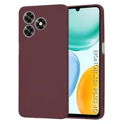 Silikonski ovitek Techsuit SoftFlex za Honor X5c Plus - temno rdeč