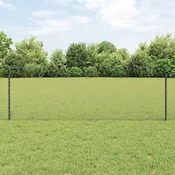 Vidaxl Šesterokotna ograja s stebrom 100 x 0,6 m Jeklo s PVC premazom
