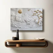 Wallxpert Dekorativna slika na kaljenom staklu Camtbl-077, 50 x 70 cm, Šarena