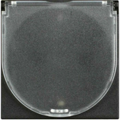 VTIČNICA CLASSIA S POKROVOM 2P+E/16A/250V 2M ČRNA RG4141C
