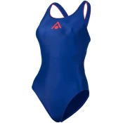 Womens swimwear aqua sphere essential classic back navy blue/red 38