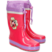 PLAYSHOES Gumene cizme Glückskäfer, svijetlozelena / svijetloljubicasta / roza / crna