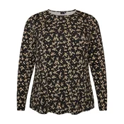 Zizzi Bluza rumena/črna