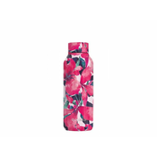 QUOKKA Quokka Solid, Steklenica / termos iz nerjavečega jekla Pink Bloom, 510ml, 11988