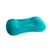 INF Ročno napihljiv ledveni vzglavnik s TPU ventilom za potovanja in avto Blue, (5000286741)