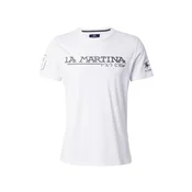 La Martina Majica  siva / bijela