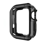 slomart Ohišje Soft Strong Watch Case za Apple Watch 41 mm (Serija 7/8/9) - črno