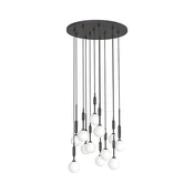 Open Design OR85402 - Luster na sajli ERO 12xG9/8W/230V crna