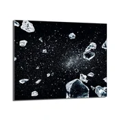 shumee Steklena zaščitna plošča za štedilnik 60x52 Ice