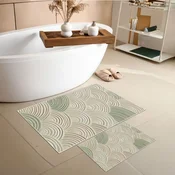 Lessentiel Maison Set prostirki za kupatilo Asr40, 2 dela, Zelena