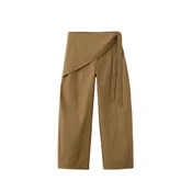 MANGO Hlače MILOS kaki