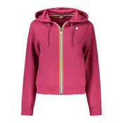 K-WAY WOMEN'S PURPLE ZIP-UP SWEATSHIRT