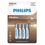 Alkalne baterije Philips AAA Entry, 4 kosi