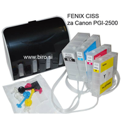 Fenix CISS PGI-2500 brez črnila za tiskalnike Canon Maxify iB4050, Maxify MB5050, MB5150, MB5350, MB5450