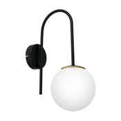 Zidna lampa CAMBRIDGE 1xE14/60W/230V crna/mesing