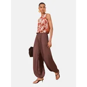 Lipsy Bluza rjava/bela