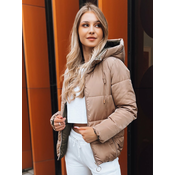 Ženska dvostranska jakna navzdol VICTORIA SNUG zlata Dstreet