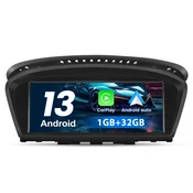 JUNSUN 8,8“ Android 13 Avtoradio Carplay Für BMW E60 E61 E64 E90 E91 E93 CCC GPS Navi WIFI BT SWC USB 1+32GB, (22127968)