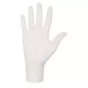 Rokavice Dermagel Coated - brez prahu, bele, velikost 2,5 mm XL