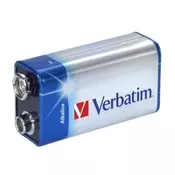 baterija alkalna 9V Verbatim 49924 blister