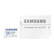 Samsung evo plus micro SD 128GB, SDXC, UHS-III V30 A2 w/SD adapter ( MB-MC128KA/EU )