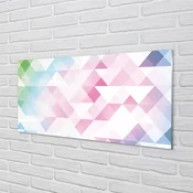 tulup.si Zidna obloga za kuhinju Barvni vzorec diamantov 125x50 cm