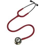 3M Littmann Classic III Stetoskop, Burgundy, Champagne Chestpiece